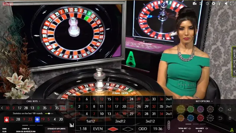 Roulette Live Casino